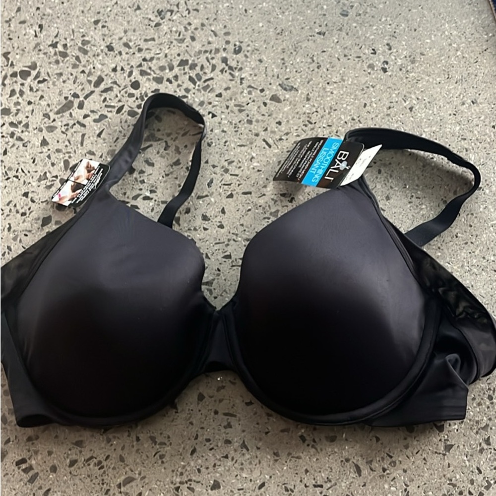 Bali Classic Black Full-Coverage Bra